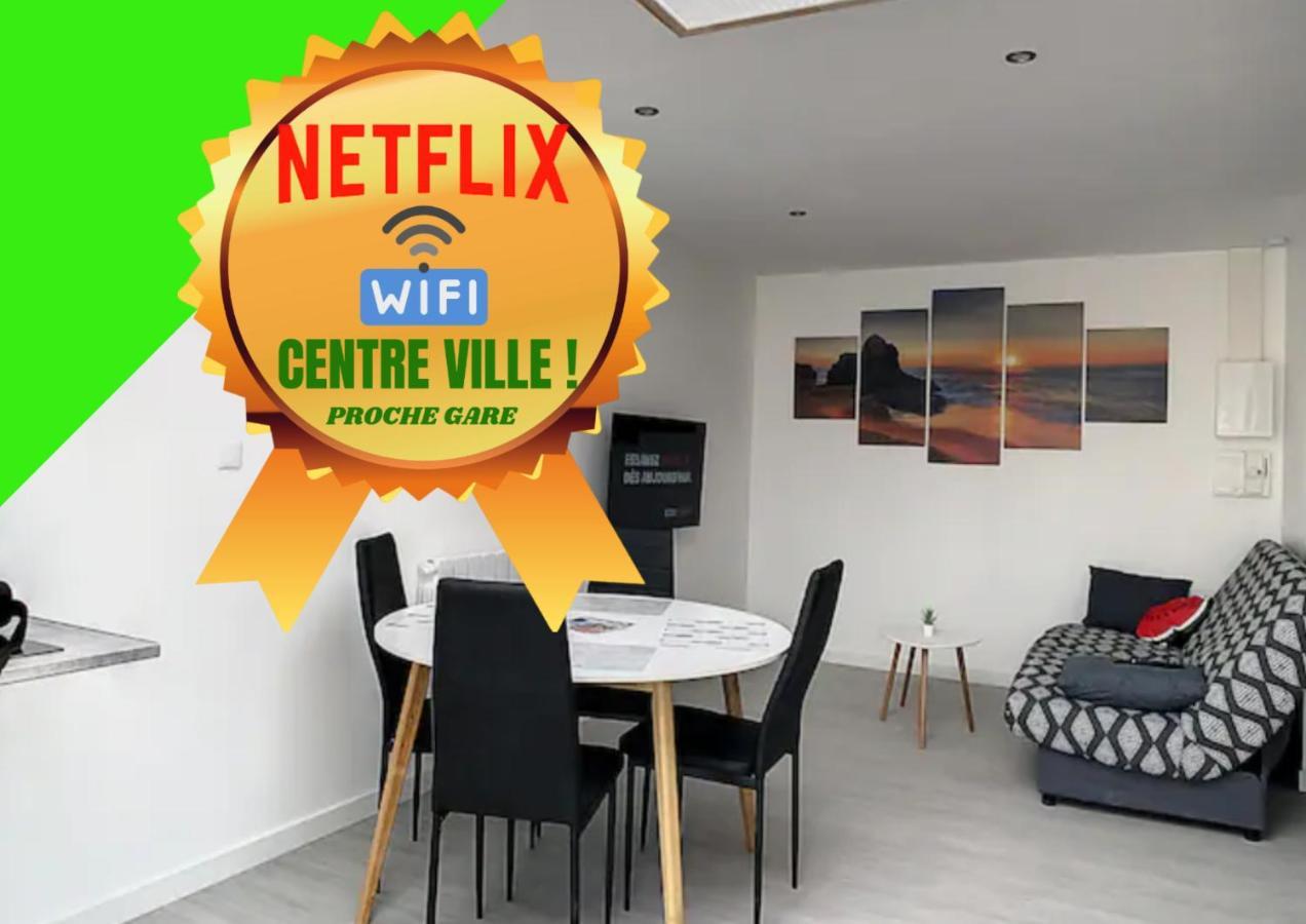 Grand T2 Jardin Wifi Parking Proche Gare Apartment Saint-Quentin (Aisne)